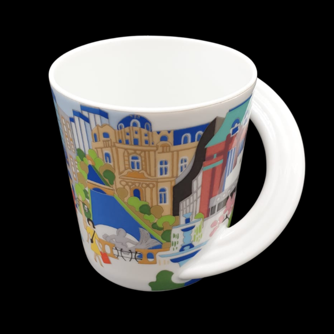 Rosenthal Studio Line City Cup Nr. 20 : Kaffeebecher / Henkelbecher "Düsseldorf" Rosenthal (7121099292809)