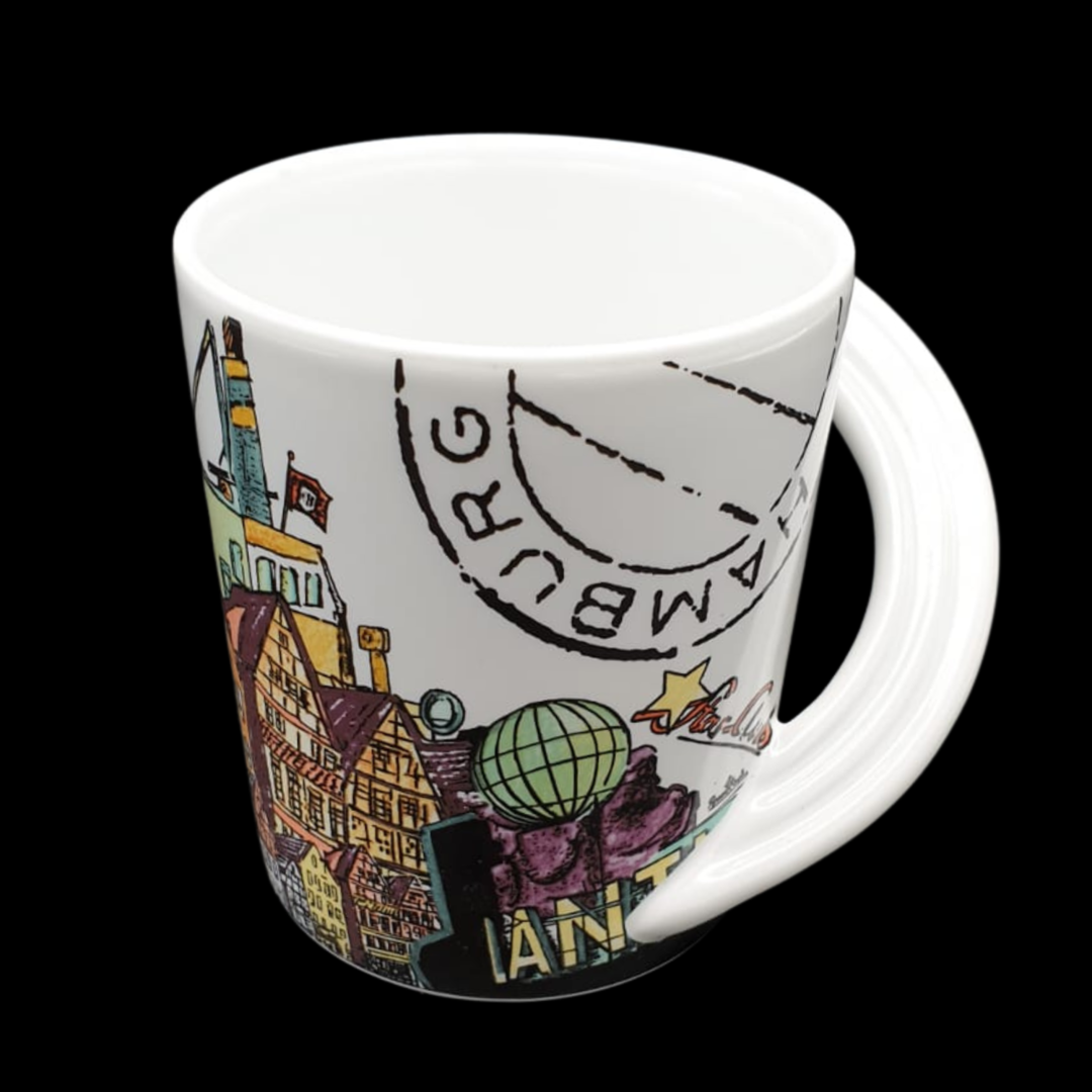 Rosenthal Studio Line City Cup Nr. 6 : Kaffeebecher / Henkelbecher "Hamburg" Rosenthal (7121098834057)