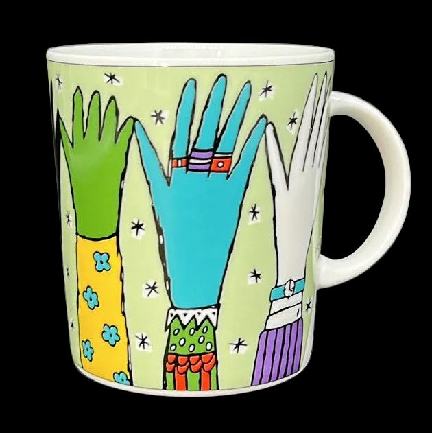 Rosenthal Fun & More: Kaffeebecher / Henkelbecher - No 10 Hands for friends (8377739870532)