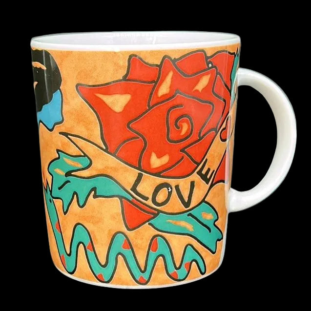 Rosenthal Fun & More: Kaffeebecher / Henkelbecher - No 7 Heartrose Tatoo (8377730826564)