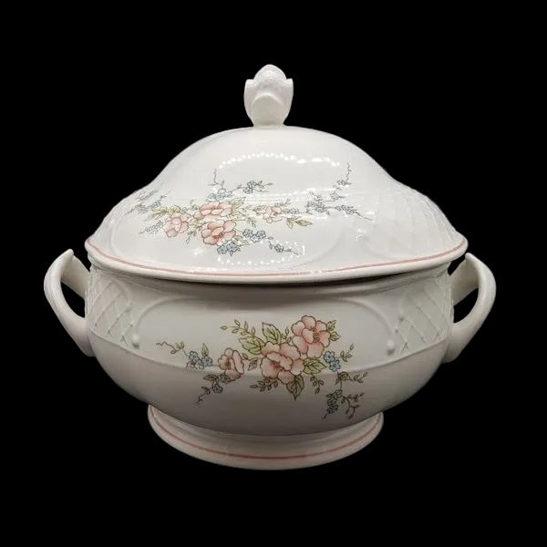 Villeroy & Boch Rosette: Suppenterrine / Terrine / Schüssel mit Deckel Villeroy & Boch (7120780492937)