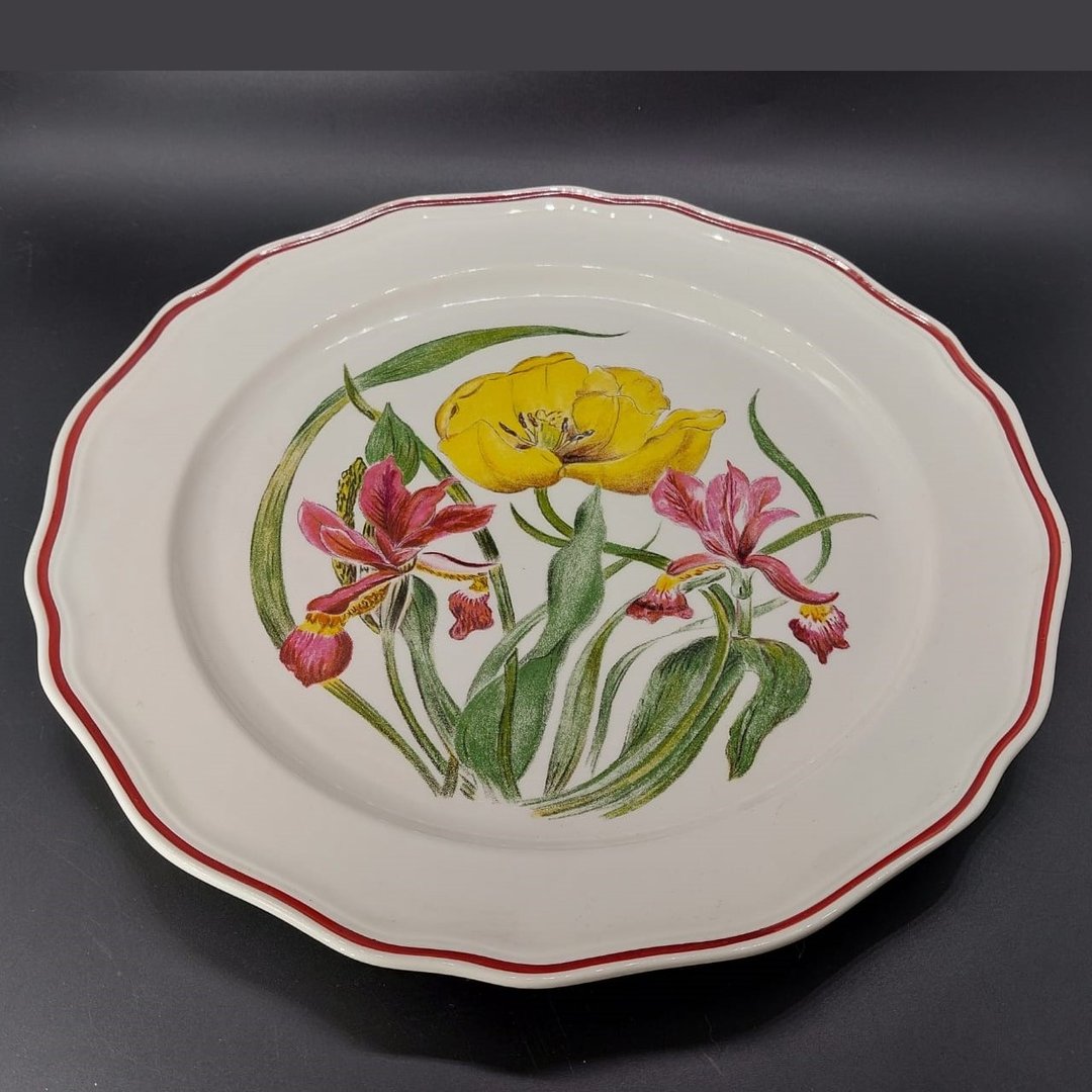 Villeroy & Boch Septfontaines "Blumenarrangement - Charlotte Bettin": Wandteller Nr. 2 Villeroy & Boch (7121111941257)