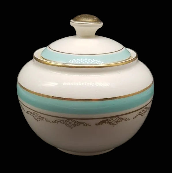 Porcelaine Strasbourg Lucien Engel: Marmeladedose / Zuckerdose mit Deckel Porzellanladen.online (7120979460233)