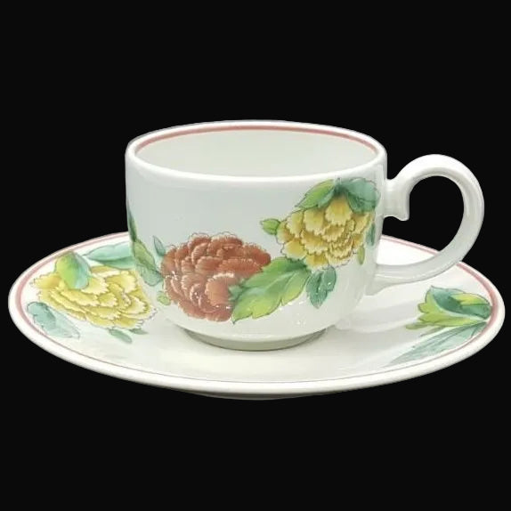 Villeroy & Boch T´chou: Mokkatasse / Tasse mit Unterteller Villeroy & Boch (7120976150665)