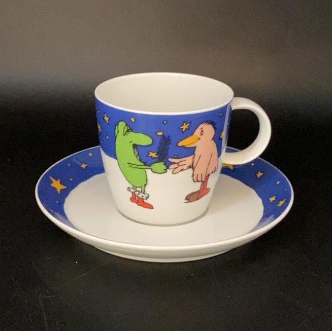 Thomas Porzellan Janosch Weihnachten: Kaffeetasse / Tasse mit Unterteller Thomas Porzellan (7121105027209)