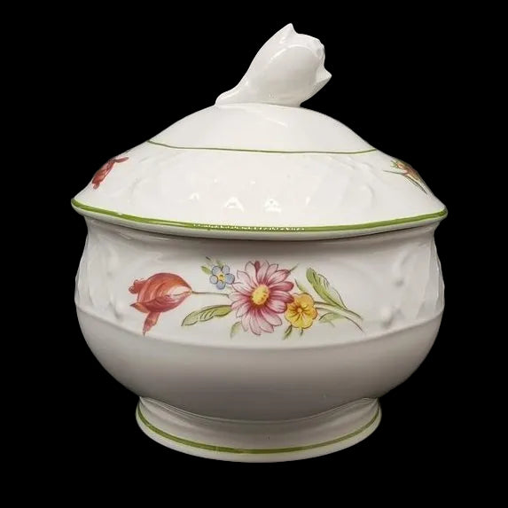Villeroy & Boch Tulipe: Marmeladedose / Geleedose mit Deckel Villeroy & Boch (7120820830345)