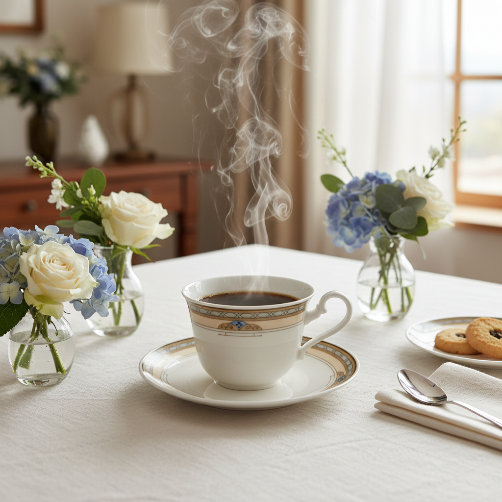 Villeroy & Boch Cavalier: Kaffeetasse / Tasse mit Unterteller - neuwertig Porzellanladen.online (7120932896905)