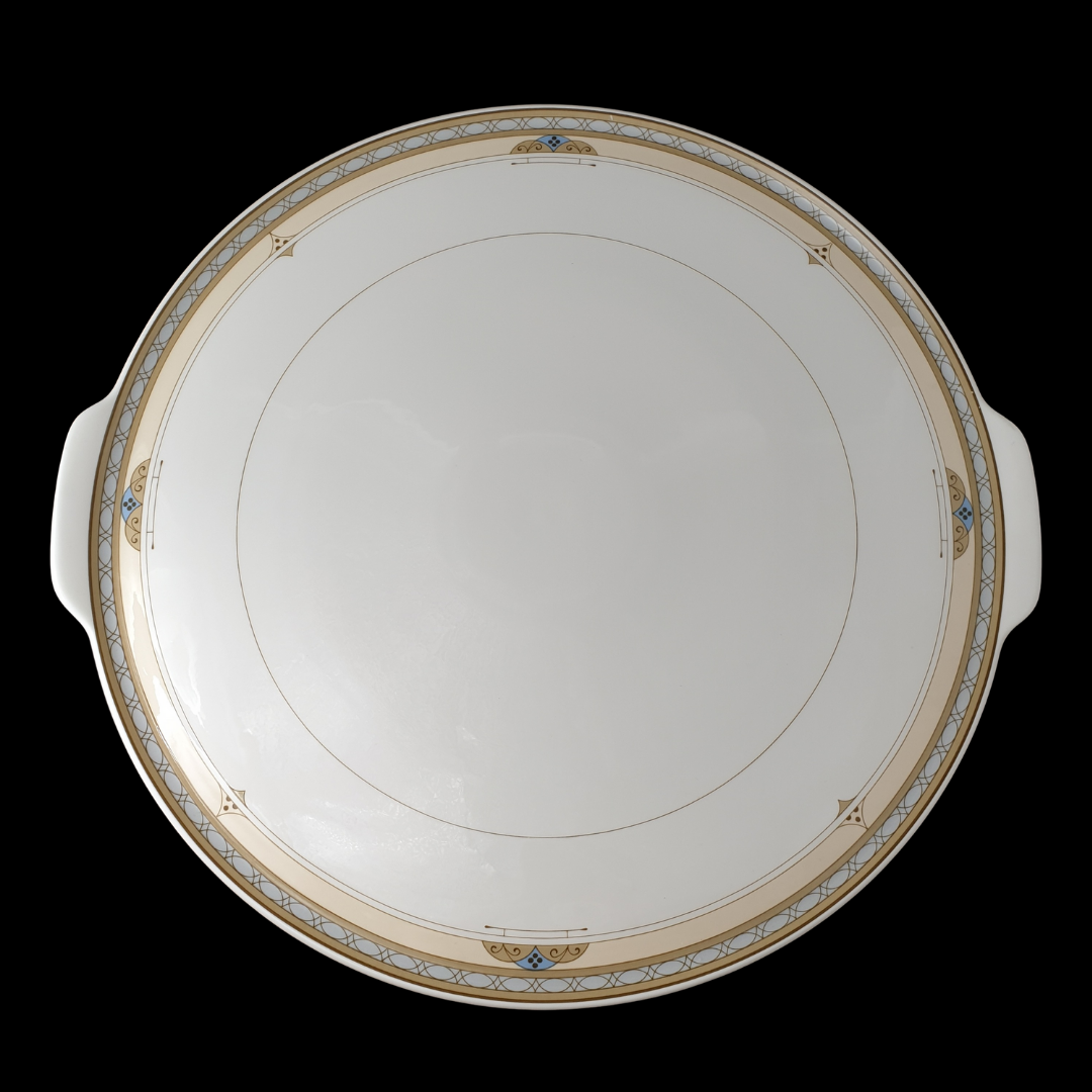 Villeroy & Boch Cavalier: Kuchenplatte / Tortenplatte mit Griffen 33 cm - neuwertig Porzellanladen.online (7120932241545)