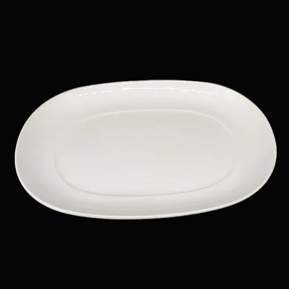 Villeroy & Boch: Wurstplatte / Platte weiß - neu Villeroy & Boch (7121081860233)