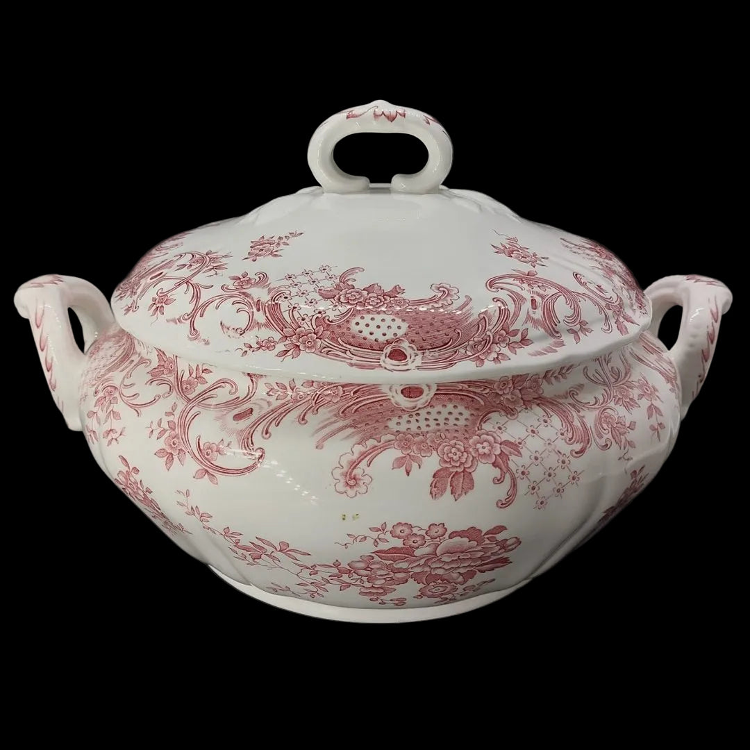 Villeroy & Boch Valeria rot: Suppenterrine / Terrine mit Deckel Villeroy & Boch (7121114333321)