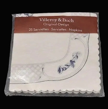 Villeroy & Boch Val bleu: Servietten / Papierservietten - OVP Villeroy & Boch (7120677568649)