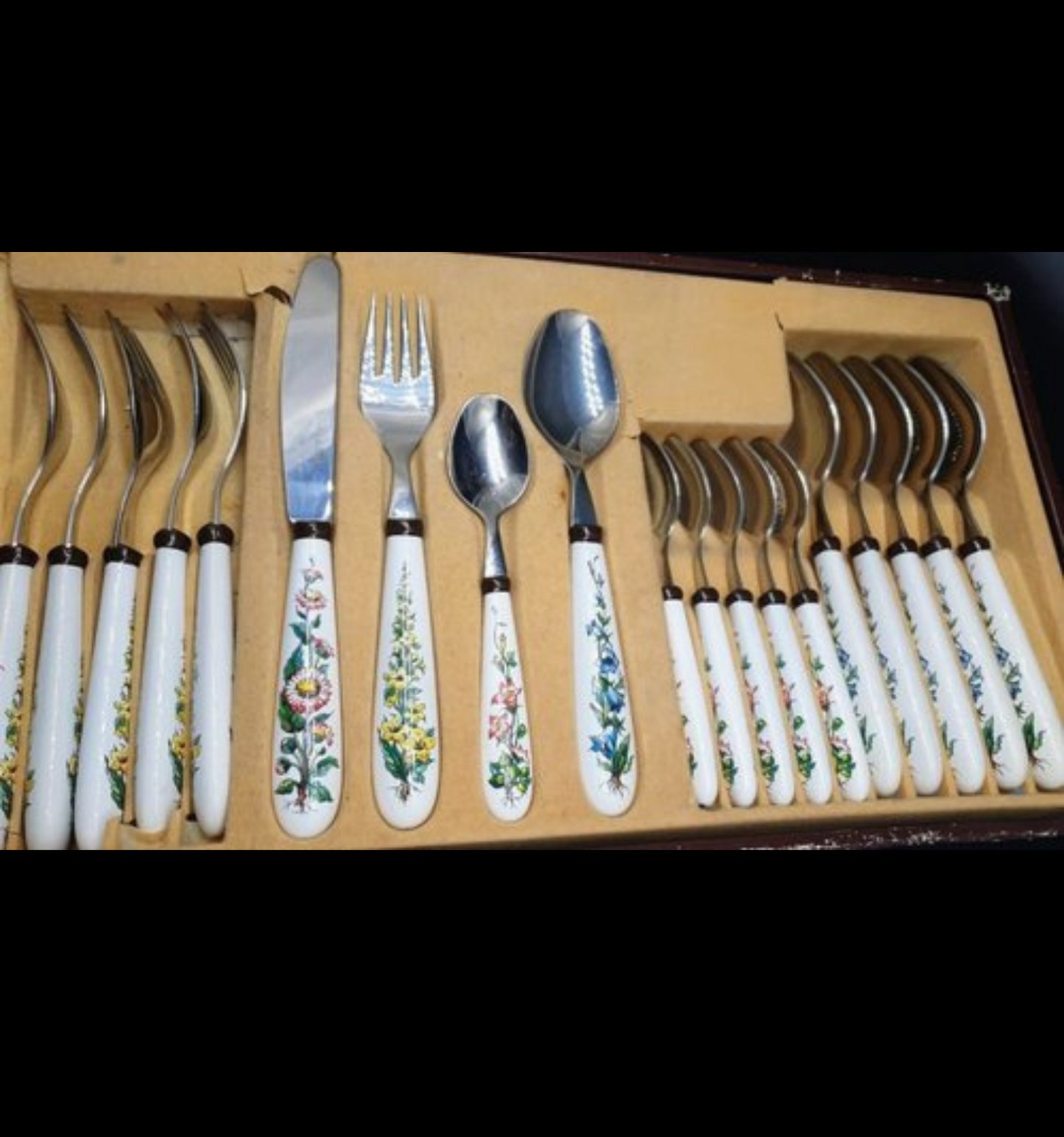 Villeroy & Boch Botanica: komplettes Besteck mit 24 Teilen (Messer, Gabel, Löffel, Kaffeelöffel) Villeroy & Boch (7121021501577)