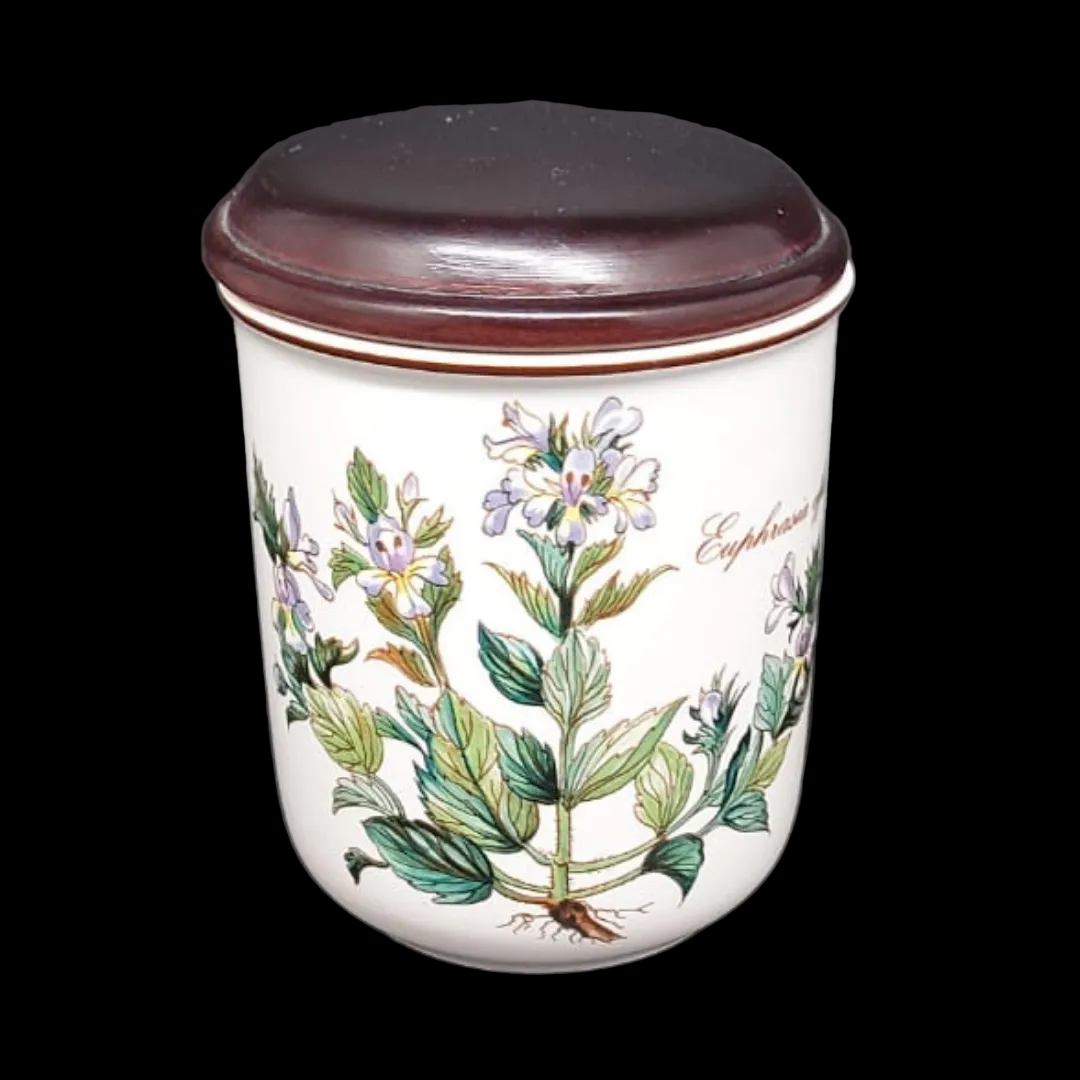 Villeroy & Boch Botanica: Haushaltsdose / Vorratsdose mit Holzdeckel - 11 cm Euphrasia officinalis Villeroy & Boch (7120916906121)