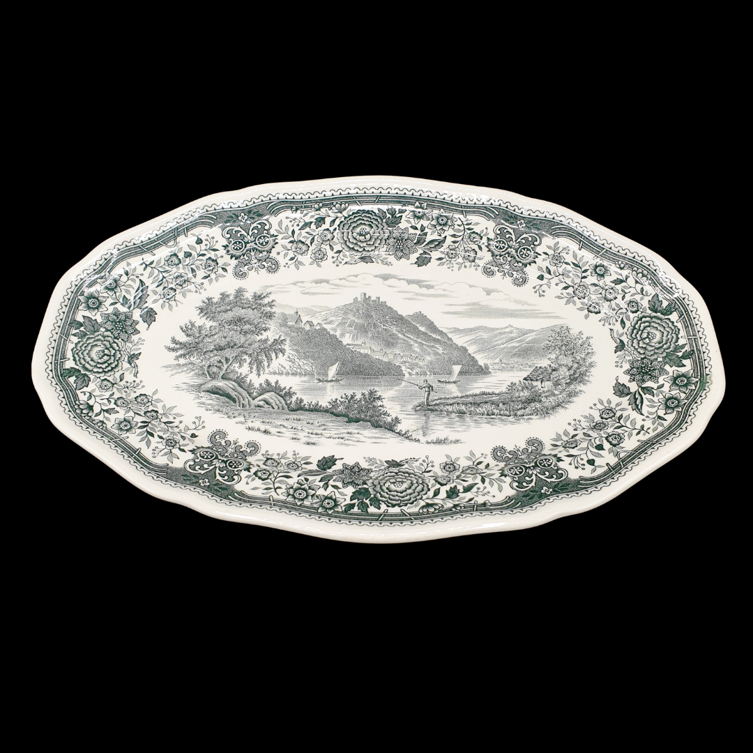 Villeroy & Boch Burgenland grün: Fleischplatte / Platte 30 cm (Beschreibung) Villeroy & Boch (7120901636233)