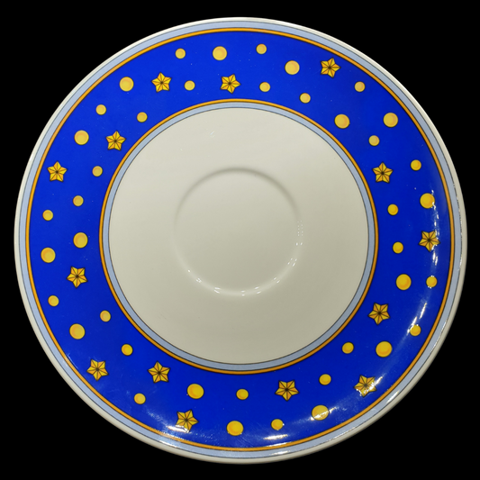 Villeroy & Boch Sun, Moon and Stars: Unterteller / Untertasse - blau Villeroy & Boch (7120880500873)