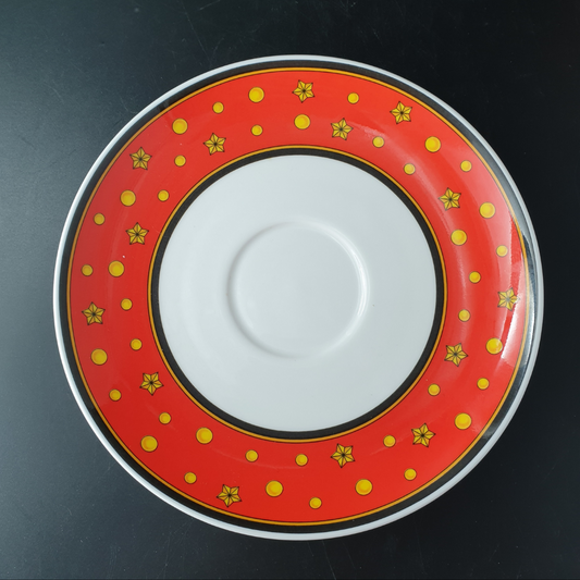 Villeroy & Boch Sun, Moon and Stars: Unterteller / Untertasse - rot Villeroy & Boch (7120880468105)