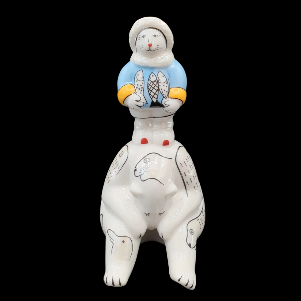 Villeroy & Boch Benedikt & Friends: Eisbär mit Katzenkind - OVP Villeroy & Boch (7120781082761)
