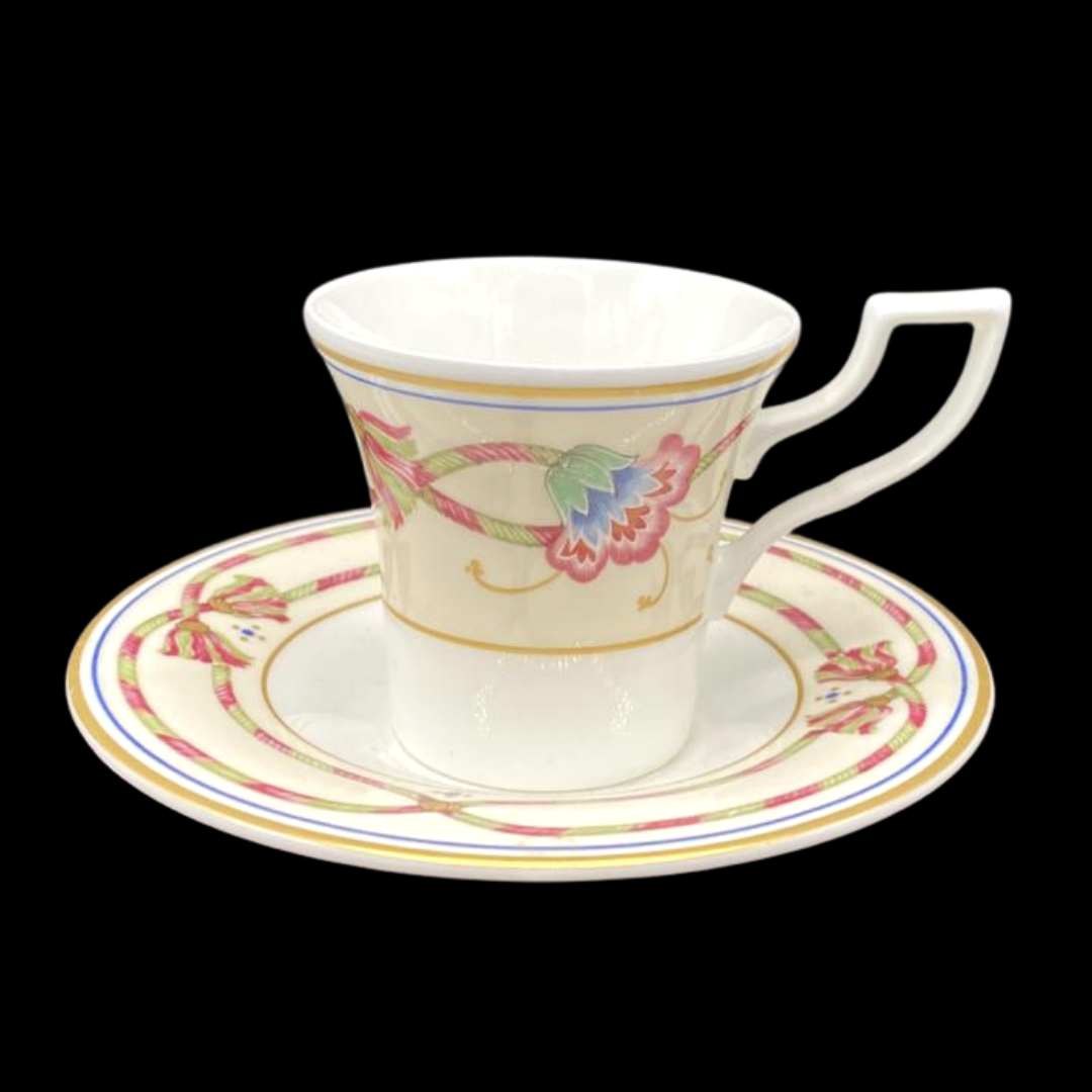 Villeroy & Boch Ars Vivendi: Mokkatasse / Tasse mit Unterteller Villeroy & Boch (7120875585673)