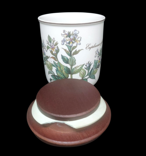 Villeroy & Boch Botanica: Haushaltsdose / Vorratsdose mit Holzdeckel 10 -Euphrasia officinalis -Ring (8371393888580)