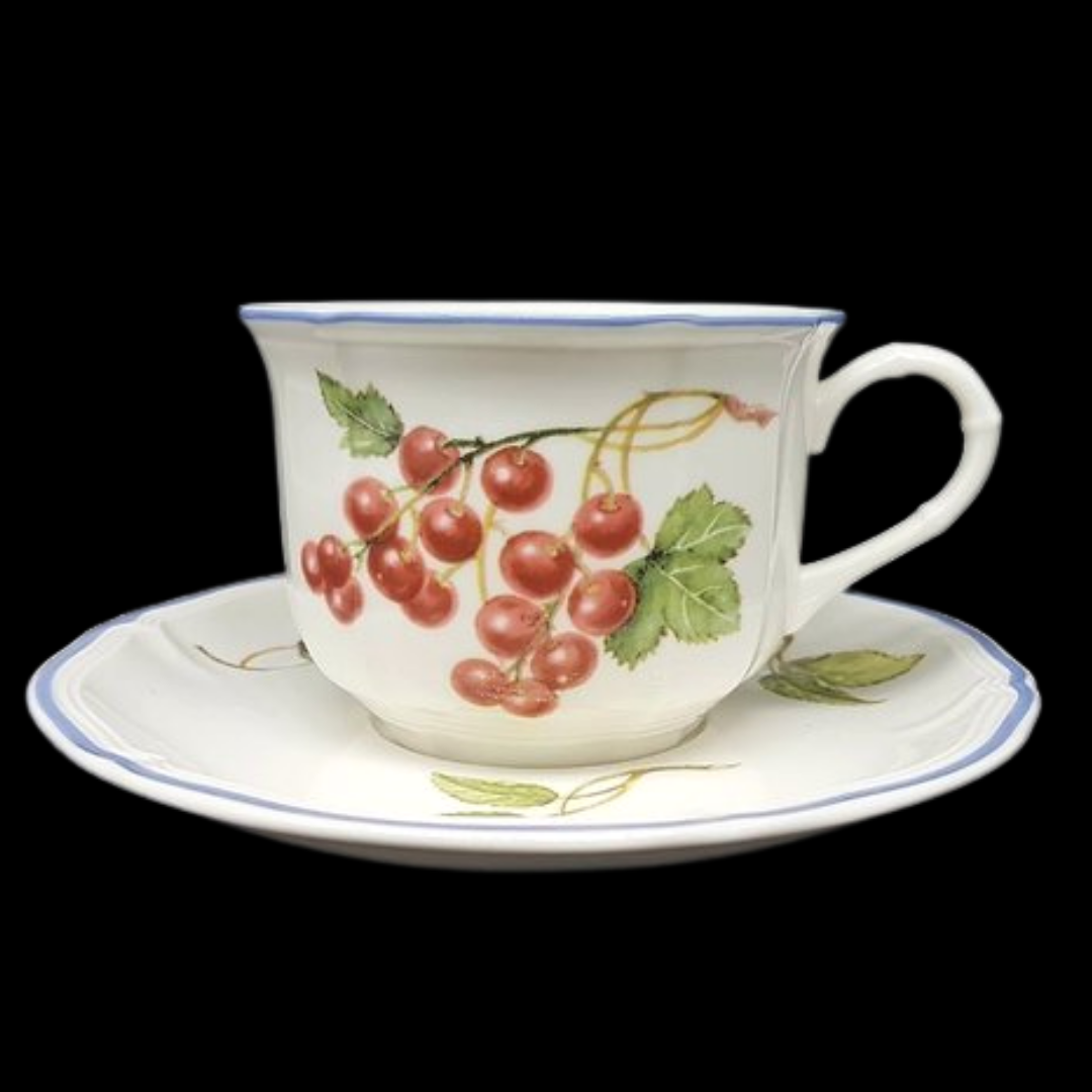 Villeroy & Boch Cottage: Frühstückstasse / Tasse mit Unterteller - neu Villeroy & Boch (7120955670665)