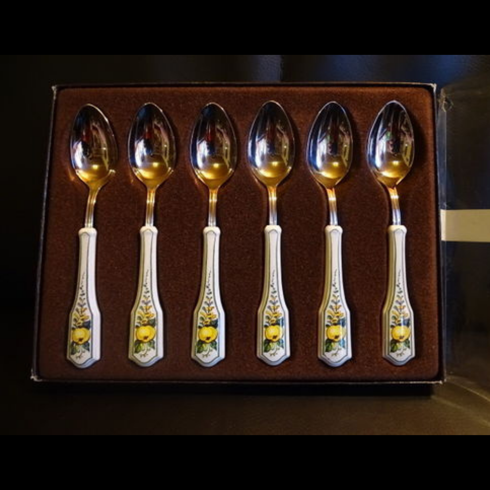 Villeroy & Boch Jamaica: 6 Kaffeelöffel / Löffelchen - neu und OVP (Besteck) Porzellanladen.online (7120806248585)