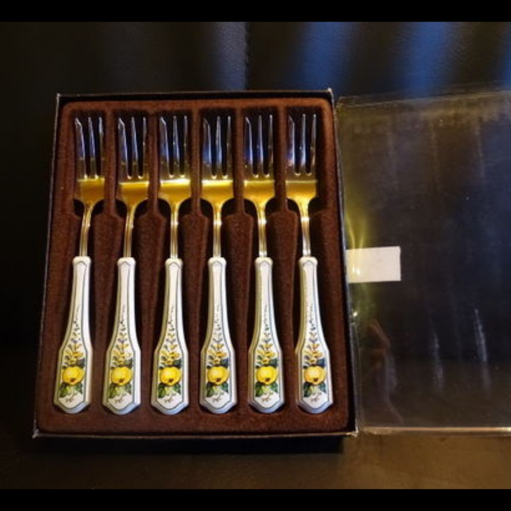 Villeroy & Boch Jamaica: 6 Kuchengabel / Gäbelchen - neu und OVP (Besteck) Porzellanladen.online (7120806281353)