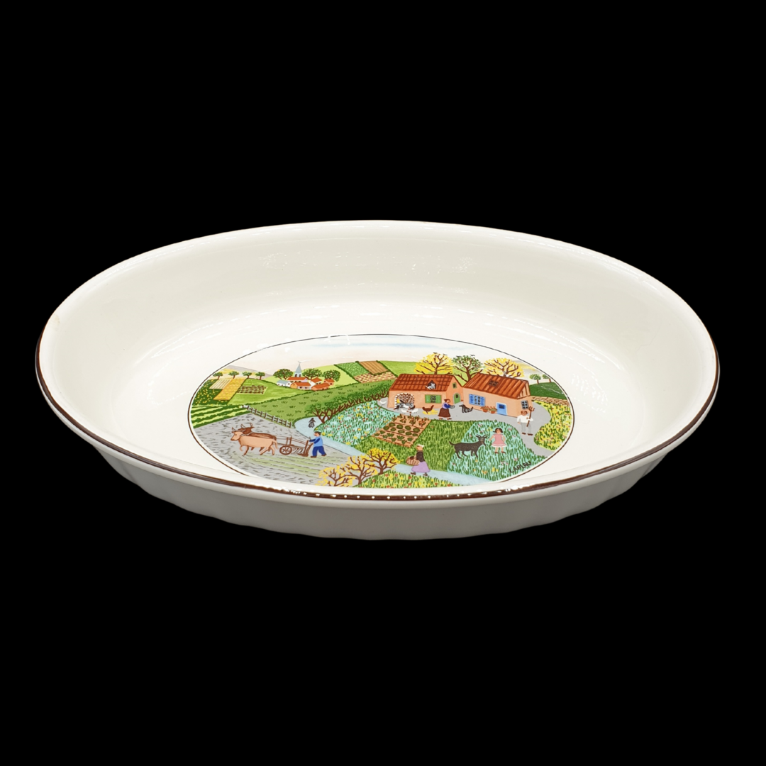 Villeroy & Boch Naif: Auflaufform / Backform, oval Porzellanladen.online (7120739500169)