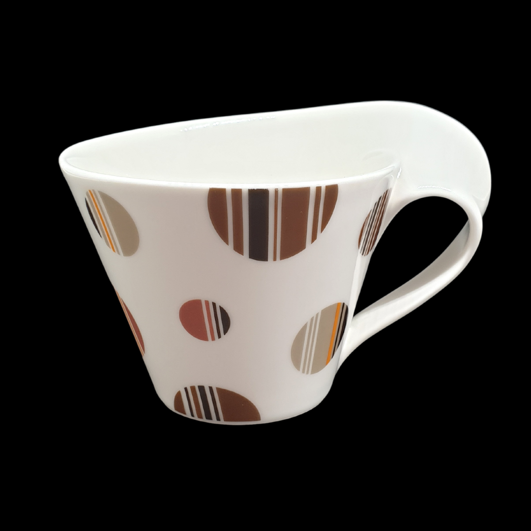 Villeroy & Boch New Wave: Jumbotasse / große Tasse Caffe Chocolate Drops - neu Villeroy & Boch (7120720986249)