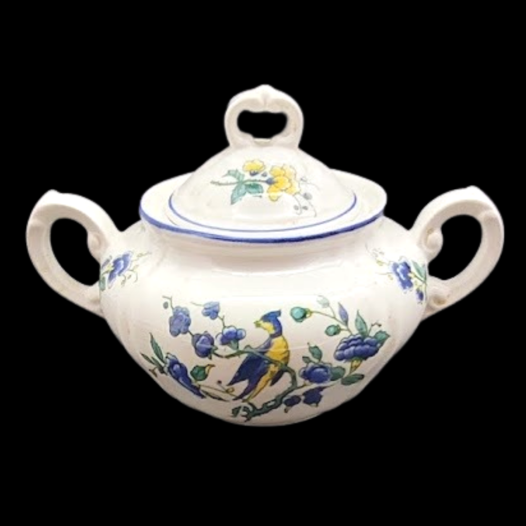 Villeroy & Boch Phoenix blau: Zuckerdose mit Deckel, mittel Villeroy & Boch (7120725639305)