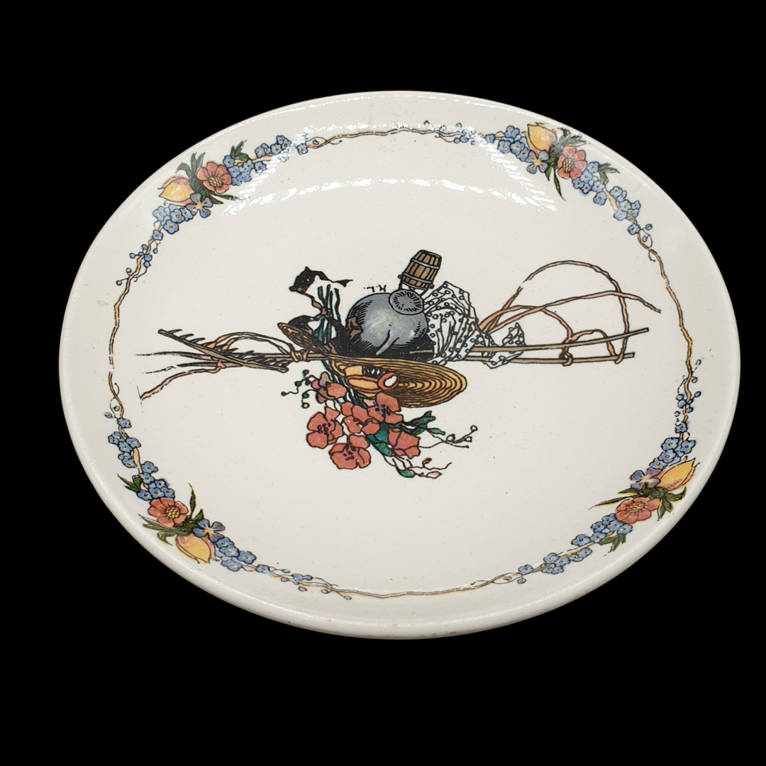 Sarreguemines Obernai France: Beilagentellerchen / Teebeutelablage Obernai (7120814112905)