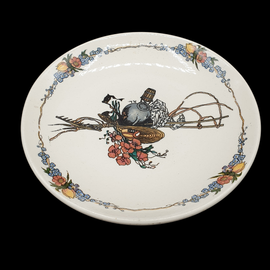 Sarreguemines Obernai France: Beilagentellerchen / Teebeutelablage Obernai (7120814112905)