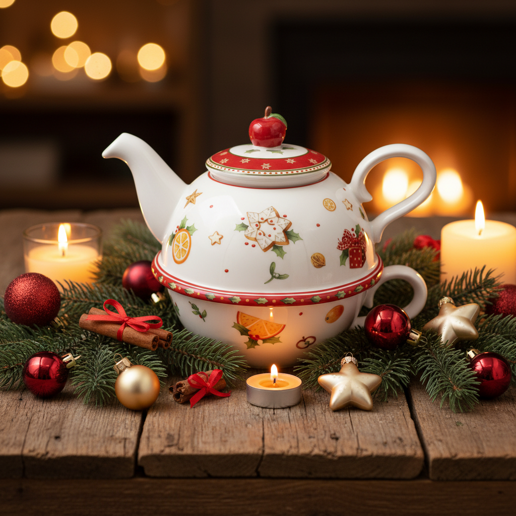 Villeroy & Boch Toys Delight / Winter bakery: Tea for one / Teekanne mit Tasse - neu Villeroy & Boch (7121096343689)