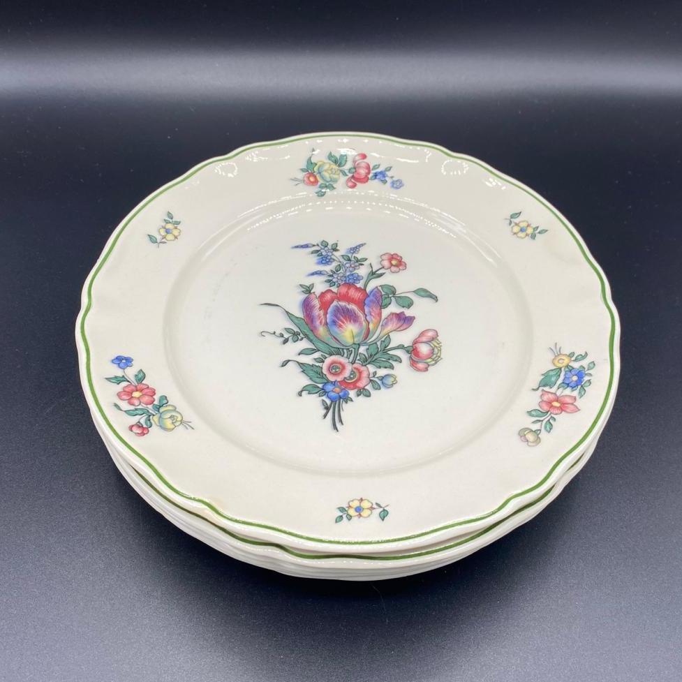 Villeroy & Boch Alt Strassburg: 6 x Kuchenteller / Frühstücksteller 19 cm (Beschreibung) Villeroy & Boch (7120772202633)