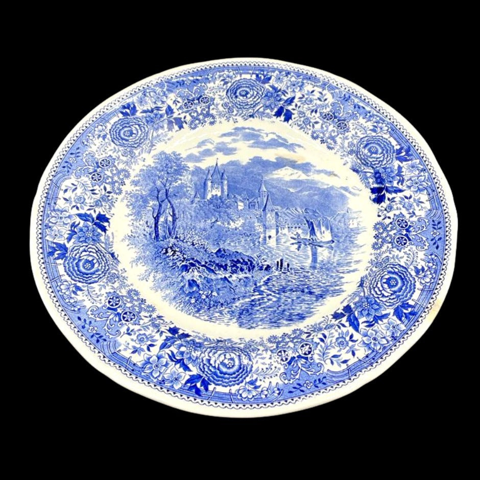 Villeroy & Boch Burgenland blau: Pastateller / großer Suppenteller – Porzellanladen Gabi Schmitt
