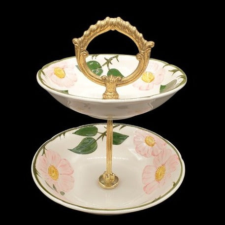 Villeroy & Boch Wildrose: Etagere, zweistöckig, Höhe 19 cm (7160502222985)