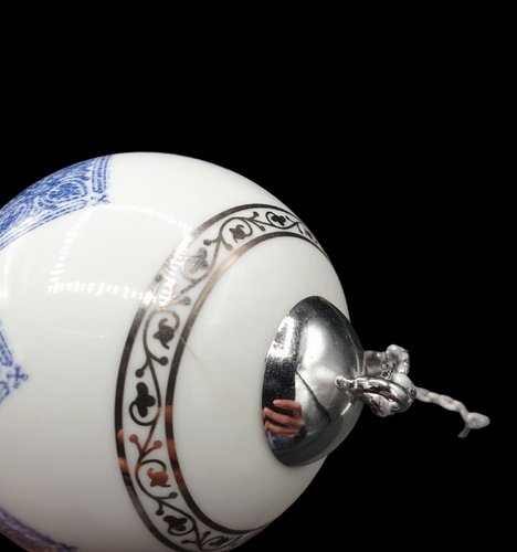 Villeroy & Boch Azurea Noel: Christbaumkugel / Weihnachtskugel - OVP - Beschreibung (7162395918473)