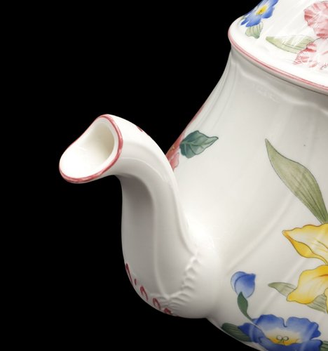Villeroy & Boch Flora Bella: Teekanne / Kanne - Neuwertig (7162396639369)