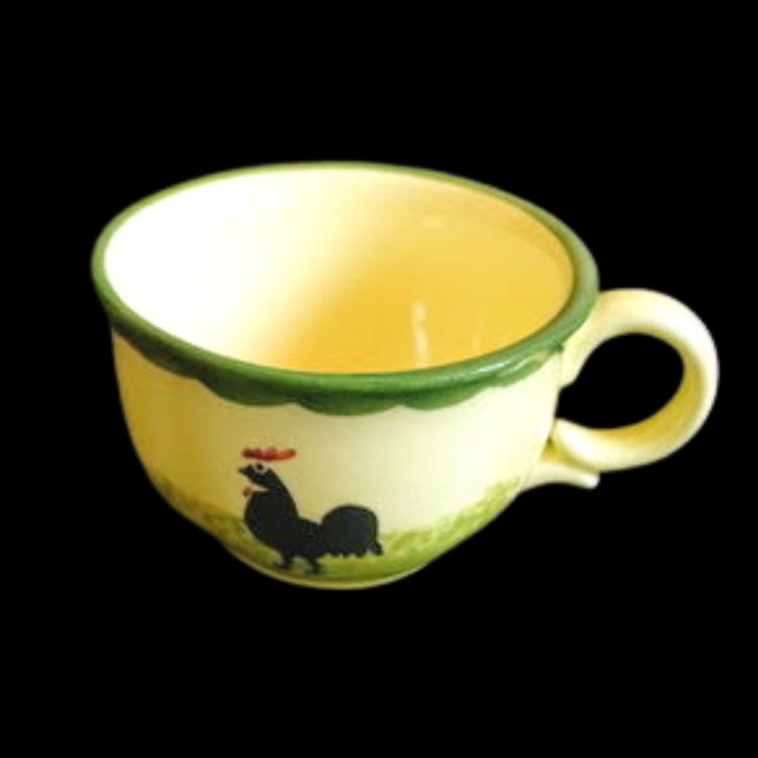 Zeller Keramik Hahn und Henne: Mokkatasse / kleine Tasse Zeller Keramik (7120902881417)