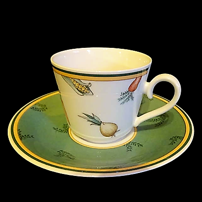 Villeroy & Boch A la ferme les animaux: Kaffeetasse / Tasse mit Unterteller Villeroy & Boch (7120726753417)