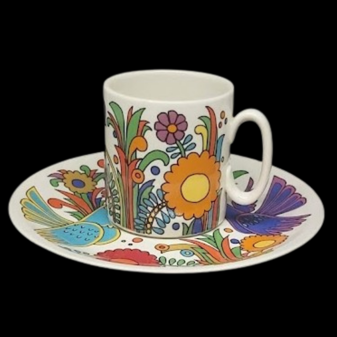 Villeroy & Boch Acapulco: Kaffeebecher / Henkelbecher mit Unterteller Villeroy & Boch (7120700637321)