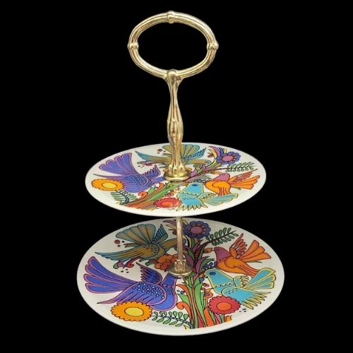 Villeroy & Boch Acapulco: Etagere, zweistöckig - Volldekor Villeroy & Boch (7121105223817)