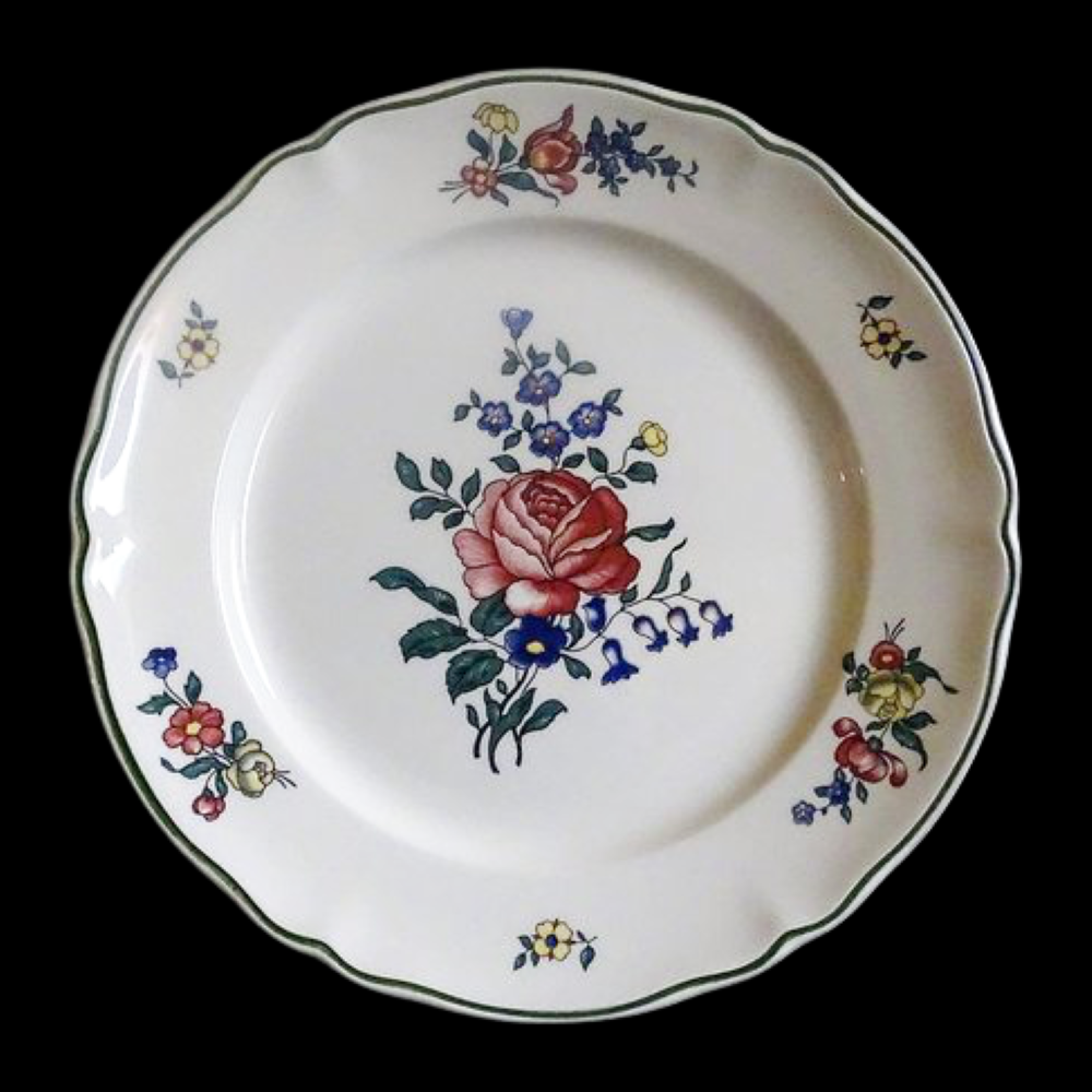 Villeroy & Boch Alt Strassburg: Kuchenteller / Frühstücksteller Rose 21cm Villeroy & Boch (7120743563401) (15231683821892)