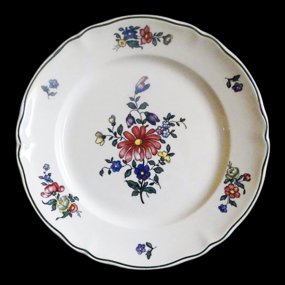 Villeroy & Boch Alt Strassburg: Kuchenteller / Frühstücksteller Gänseblümchen 19cm Villeroy & Boch (7120744349833) (15231671894340)