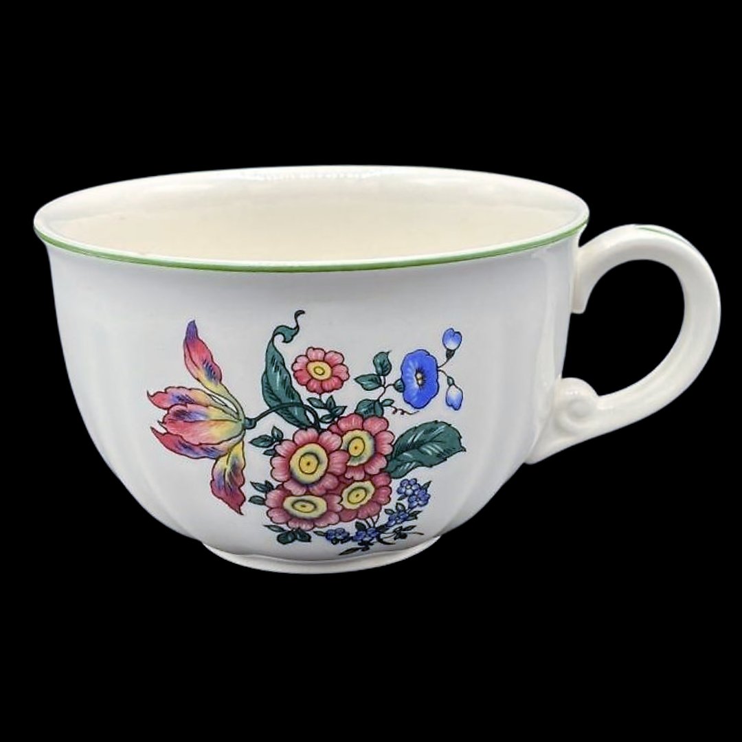 Villeroy & Boch Alt Strassburg: Jumbotasse / Tasse XL / Teetasse Blumenstrauss Villeroy & Boch (7120823222409)