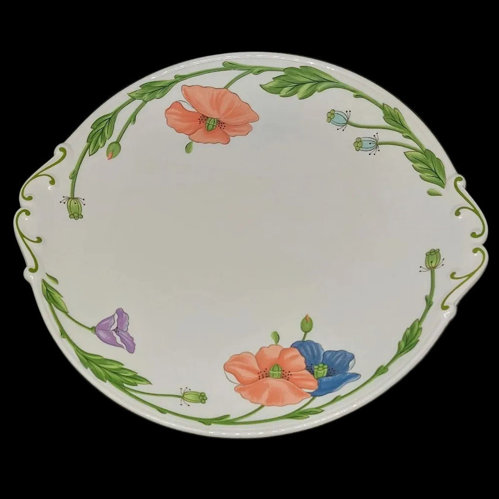 Villeroy & Boch Amapola: Kuchenplatte / Tortenplatte mit Griffen Villeroy & Boch (7120775577737)