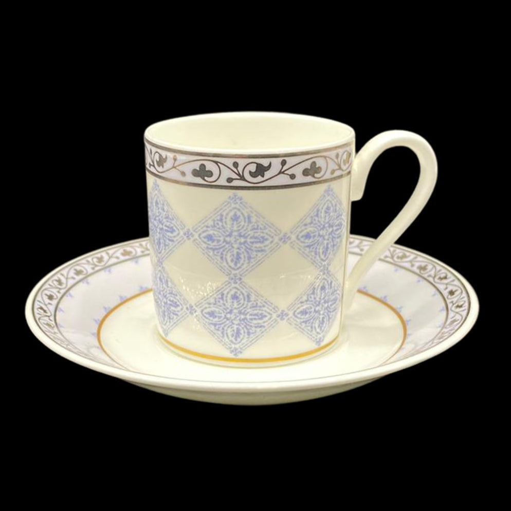 Villeroy & Boch Azurea: Mokkatasse / Espressotasse mit Unterteller - Motiv 3 Villeroy & Boch (7120885907593)