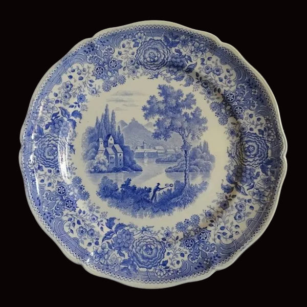 Villeroy & Boch Burgenland blau: Speiseteller / flacher Teller "Saar-Stempel" Villeroy & Boch (7120741793929)