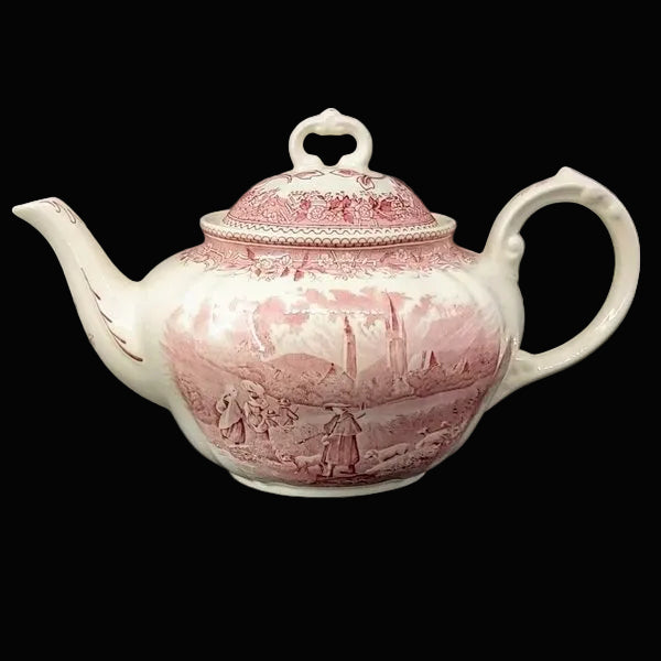 Villeroy & Boch Burgenland rot: Teekanne / Kanne für Tee - gebraucht Villeroy & Boch (7120884564105)