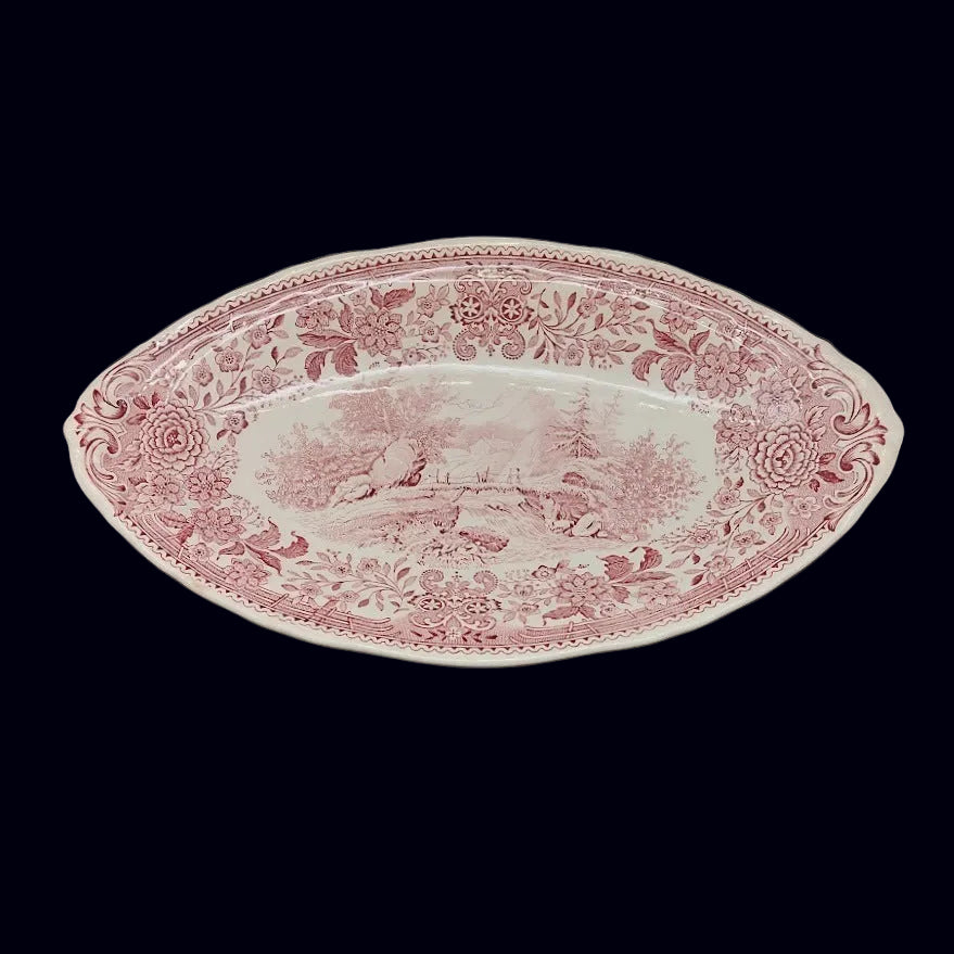 Villeroy & Boch Burgenland rot: Schiffchenteller / Platte Villeroy & Boch (7121039851657)