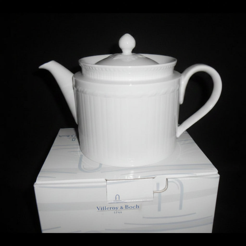 Villeroy & Boch Afina Teekanne - Premium Porzellan Mit Filter, Made In Germany